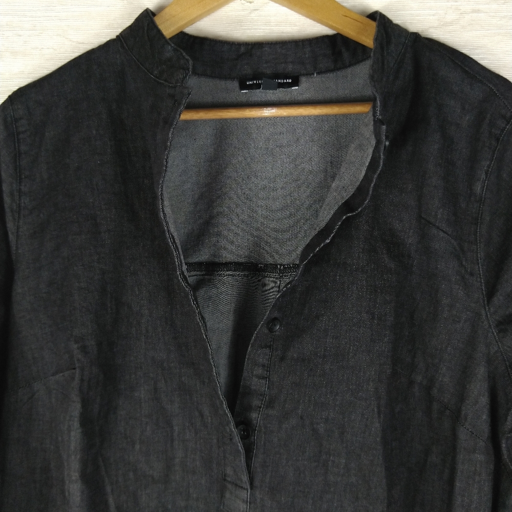 Universal Standard Hannah Denim Shirt Dress XS (10-12) - Picture 6 of 10